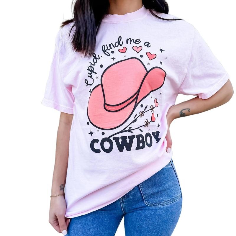 Cupid Cowboy Graphic Tee Hoodie, Sweatshirt | RetroVerseTees.com