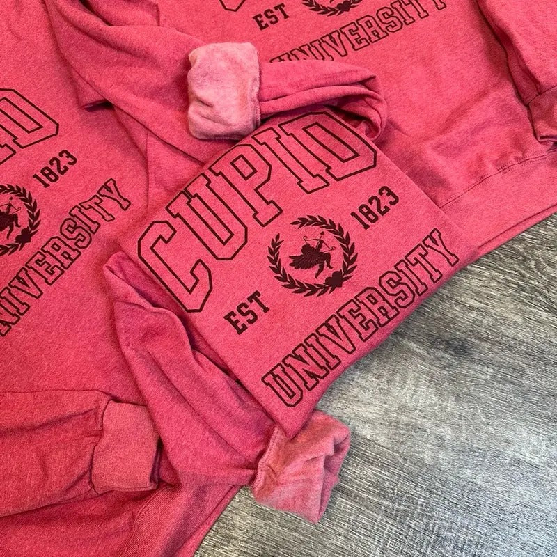 Cupid University Sweatshirt T-Shirts, Hoodie | RetroVerseTees.com