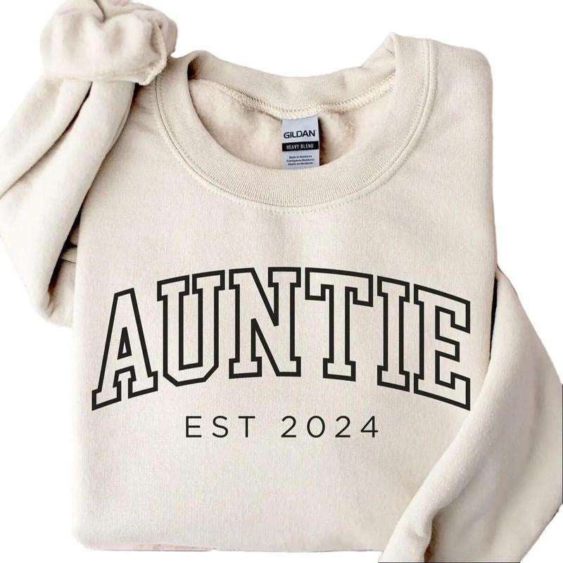 Custom Aunt Sweatshirt - Sister Gift, Aunt Mother's Day T-Shirts, Hoodie | RetroVerseTees.com
