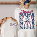 Custom Baseball Mama 2 Sides Shirt, Mother's Day Gift, Baseball Coquette Bow Shirt, Gift For Mom, New Mom Gift, Baseball...