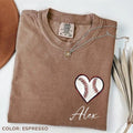 Custom Baseball Mom T-Shirt Comfort Colors, Custom Baseball Pocket Shirt, Baseball Gift, Baseball Heart Shirt, Sports Mom...