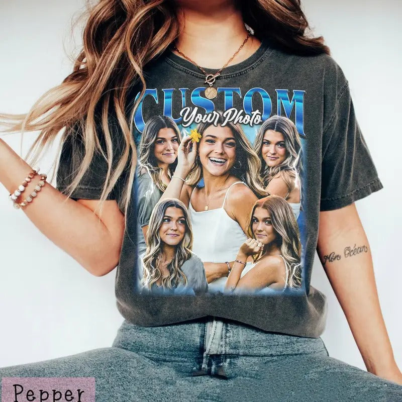 Custom Bootleg Rap Tee, Custom Photo
