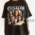 Custom Bootleg T-Shirt, Shirt With Girlfriend Face, Custom Photo Vintage T Shirts, Custom Your Own Bootleg Idea, Women's...