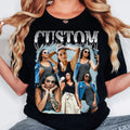 Custom Comfort Colors Girlfriend T-Shirt with Personalized Photo Print