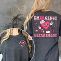 Custom Emergency Department Valentine Shirt, Valentine Er Nurse Gift, Valentine Gift For Nurse, Emergency Nurse,...