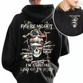Custom Generation Skull Hoodie Don't Try To Figure Me Out Gen X Baby Boomers Millennial FAFO Hoodie Raised on Hose Water...