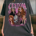 Custom Girl friend T-Shirt, Shirt With Girlfriend Face, Custom Photo Vintage Shirts, Custom Your Own Picture Idea, Top...