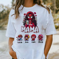 Custom Kid's Name Mama Sp10der Man Shirt, Personalized M0rvel Sp1der Man Shirt, Mother's Day Shirt, Gift For Mom Hoodie,...