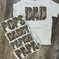 Custom Name Fathers Day Camo Shirts  - Shirt for Dad Hoodie, Sweatshirt | RetroVerseTees.com