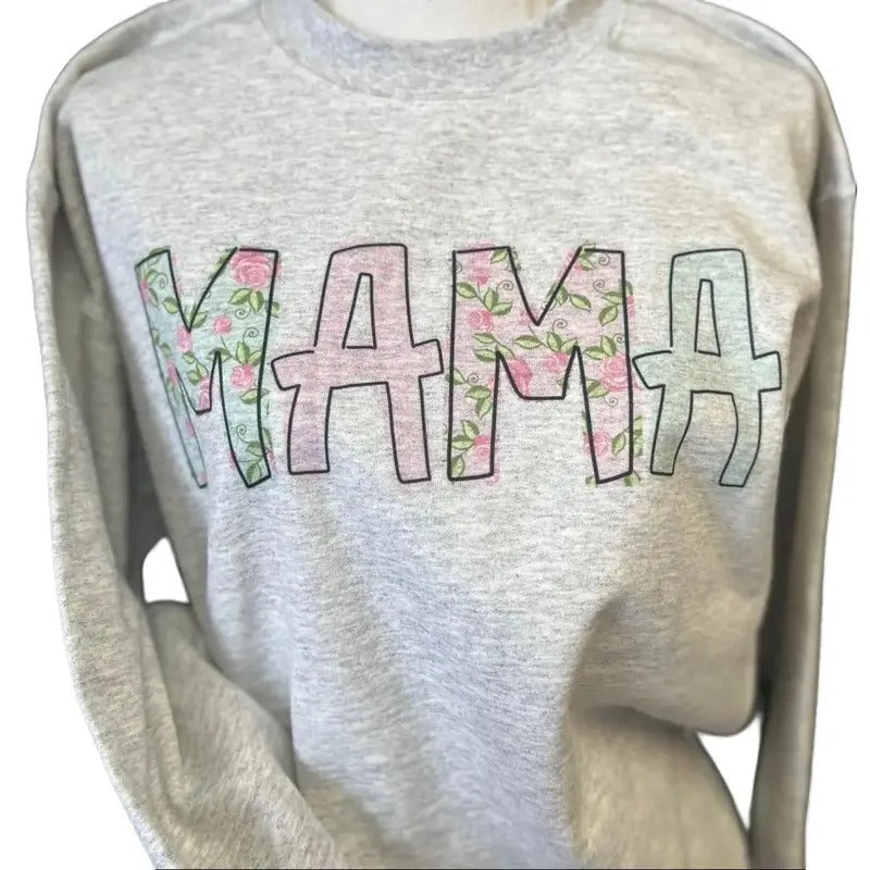 Custom Name Sweatshirts - can change Mama to ANY name! T-Shirts, Hoodie | RetroVerseTees.com