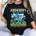 Custom Personalized DadCraft T-shirt, Happy Father's Day Shirt, Chicken Jockey Gaming, Happy Father's Day Gift, Trending...