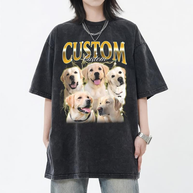 Custom Pet Photo Shirt | Personalized Dog Lover Tee | Perfect Gift for Dog Lovers Hoodie, Sweatshirt | RetroVerseTees.com