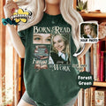Custom Photo Name Book Lover Born To Read Shirt, Reader Bookish Shirt, Book Lover, Shirt For Smut Reader, Dark Romance...