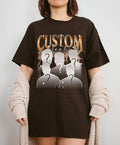 Custom Photo Shirt, Custom Bootleg Rap TShirt, Vintage Custom Funny Rap Shirt, Custom Your Own Photo Vintage T Shirt Top...