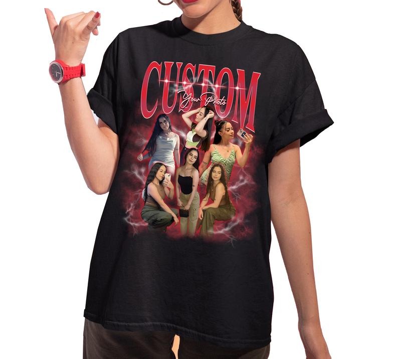 Custom Photos Shirt Top Womenswear Hoodie, Sweatshirt | RetroVerseTees.com