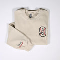 Custom Softball Embroidered Sweatshirt, Embroidery Personalized Game Day Hoodie, Softball Number And Name Outfit,...