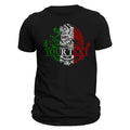 Custom Text Mexican Eagle Emblem T-Shirt- Playera Personalizada Con Escudo De Mexico Casual Classic Hoodie, Sweatshirt