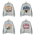 Custom Vintage College Mascot Crewneck - All Football Teams In Ash Grey T-Shirts, Hoodie, Sweatshirt | RetroVerseTees.com