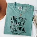 Custom Wedding Toss Shirts, Comfort Colors Wedding Shirt, Personalized Bridal Party Gift, Wedding Party Favors, Matching...