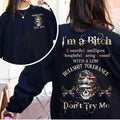 Custom Year Generation X Skull Crewneck Sweatshirt , Don't Try Me Gen X FAFO Sweatshirt, Raised on Hose Water and...