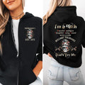 Custom Year Generation X Skull Zip Hoodie , Don't Try Me Gen X FAFO Hoodie, Raised on Hose Water and Neglect, 100%...