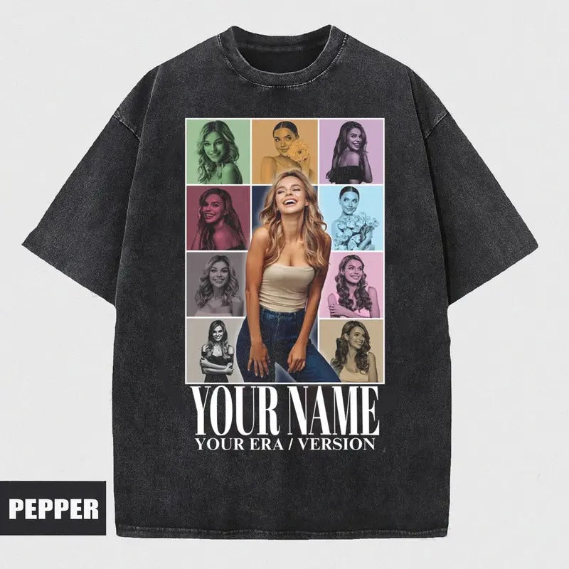 Custom Your Photos Shirt,  Custom Shirt, Your Version Menswear Top Streetwear Tshirt Hoodie, Sweatshirt | RetroVerseTees.com