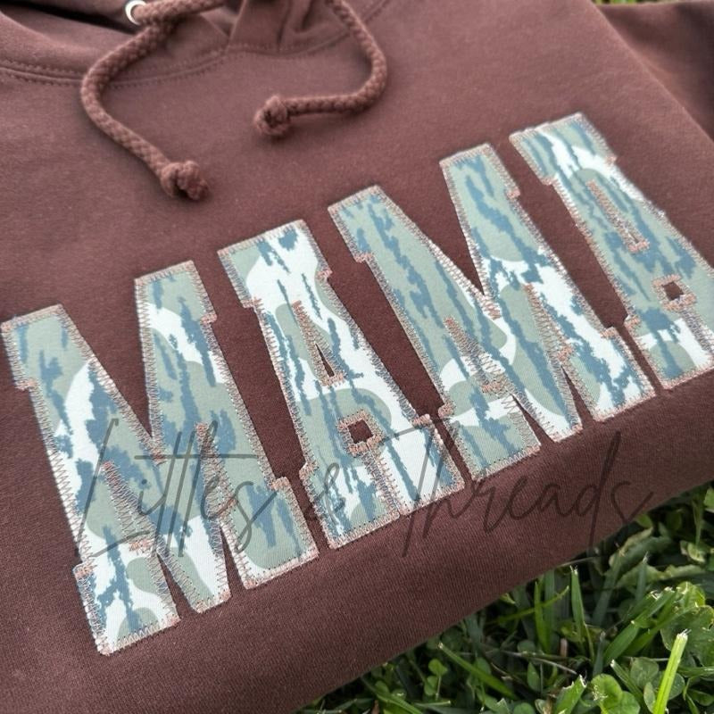 Customizable Embroidered Camo Hoodies Long Sleeve Pullover Sweatshirt for Women or Men Casual Wear T-Shirts
