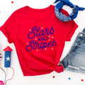 Cute 4th Of July T-shirt, Stars And Stripes Tee, Red White And Blue Shirt Hoodie, Sweatshirt | RetroVerseTees.com