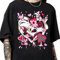 Cute Angel Dust and Nuggets T-Shirt, Hazbin Hotel Characters T-shirt Top Womenswear Hoodie, Sweatshirt | RetroVerseTees.com