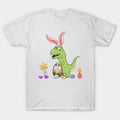 Cute Baby Dinosaur with Easter Basket Gunpla brand Bunny Ears T-Shirt style 02 Hoodie, Sweatshirt | RetroVerseTees.com