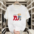 Cute Bear-Shaped Playful T-Shirt, Full of Trendy Feel. Made of Pure Cotton Fabric, Comfortable and Versatile to Wear,...