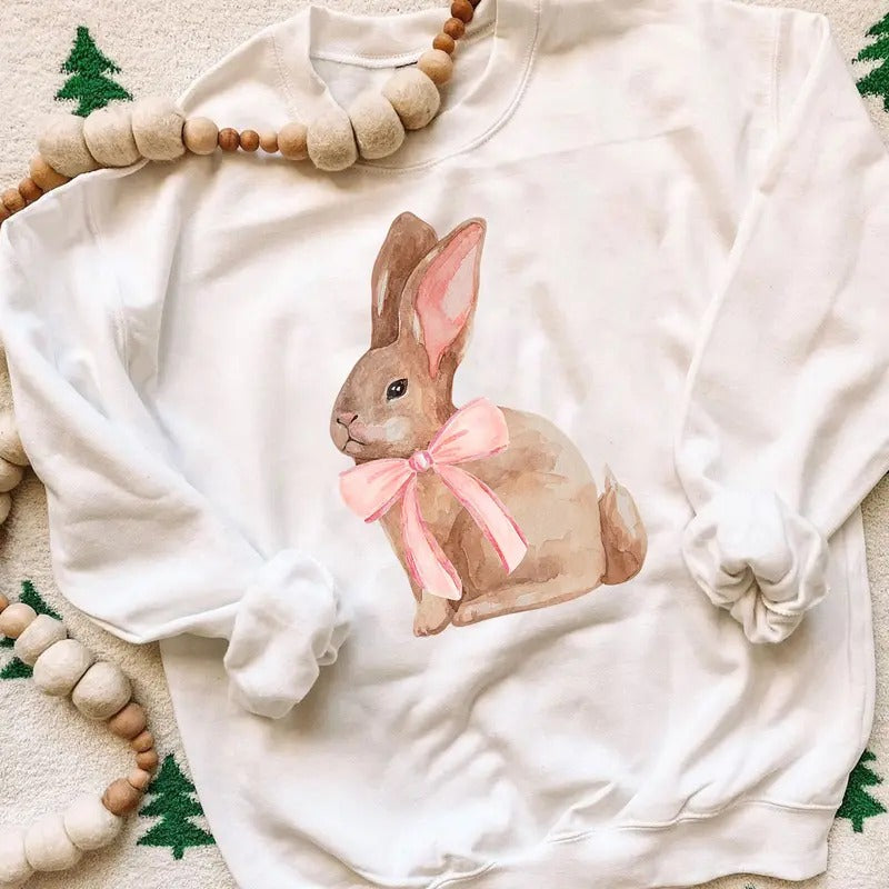 Cute Bunny Sweatshirt T-Shirts, Hoodie | RetroVerseTees.com