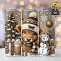 Cute Cow Christmas Stainless Steel 20oz Tumbler T-Shirts, Hoodie, Sweatshirt | RetroVerseTees.com