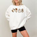 Cute Ghost Sweatshirt, Ghost Shirt, Floral Ghost Halloween Shirt, Retro Halloween Shirt, Spooky Season, Ghost Pumpkin...