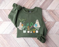 Cute Ghost Sweatshirt, Plant Lady Sweatshirt, Halloween Sweater, Ghost Sweater, Plant Lover Gift, Funny Halloween, Fall...