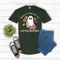 Cute Ghost Who's Afraid Of Little Old Me Halloween T-Shirt Comfort Fabric Hoodie, Sweatshirt | RetroVerseTees.com