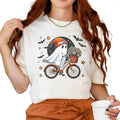 Cute Halloween Ghost Shirt, Halloween Women's Comfort Color Tshirt, Fall Shirt, Halloween Party Shirt, Spooky Season...