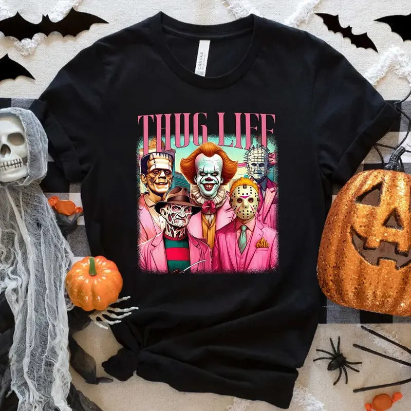Cute Horror Shirt, Hallowen Shirt,  Cute Fall Shirt, Spooky Seasonstyle{n002}2 Hoodie, Sweatshirt | RetroVerseTees.com