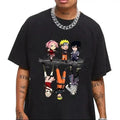Cute Naaruto Anime For You And Friends Perfect For Casual Wear Black T Shirt Graphic Tee Tops Underwear Crewneck Menswear...