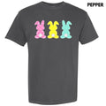Cute Pattern Bunny Trio Comfort Colors T-Shirt 'NLB' Hoodie, Sweatshirt | RetroVerseTees.com