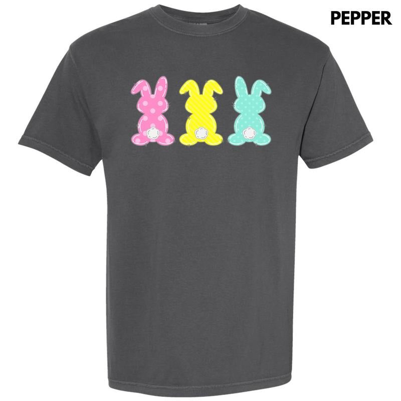 Cute Pattern Bunny Trio Comfort Colors T-Shirt 'NLB' Hoodie, Sweatshirt | RetroVerseTees.com