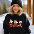 Cute Santa Christmas Sweater, Christmas Sweater, Christmas Crewneck, Christmas Cup Sweatshirt, Holiday Sweaters for...