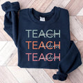Cute Teach Sweatshirt, Compassion Kindness Confidence Teacher, Teacher Appreciation Gifts, Back To School, Gift For...
