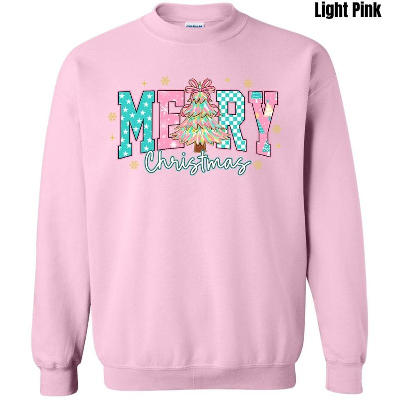 Cute Tree Merry Christmas Sweatshirt 'NLB' T-Shirts, Hoodie | RetroVerseTees.com