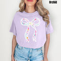 Cutesy Blooms Ribbon Comfort Colors T-Shirt 'NLB' Hoodie, Sweatshirt | RetroVerseTees.com