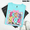 Cutesy God Is Good Comfort Colors T-Shirt 'NLB' Hoodie, Sweatshirt | RetroVerseTees.com