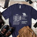 D&D Dad Shirt Stat Block , Short Sleeve Tee Funny FatherS Day Gift, Character Sheet Shirt, Dungeon Master Gift, D20...