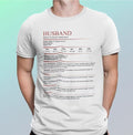 D&D Husband Stat Block Shirt | Dungeons and Dragons T-Shirt Hoodie, Sweatshirt | RetroVerseTees.com
