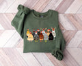 Сute Christmas Chickens Sweatshirt, Christmas Farm Animals Sweatshirt, Womens Christmas Chicken Sweatshirt T-Shirts, Hoodie