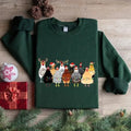 Сute Christmas Chickens Sweatshirt, Funny Christmas Chicken Sweatshirt, Christmas Crewneck, Holiday Sweatshirt, Christmas...